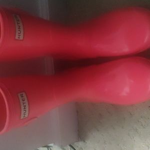 COPY - Hot pink hunter boots